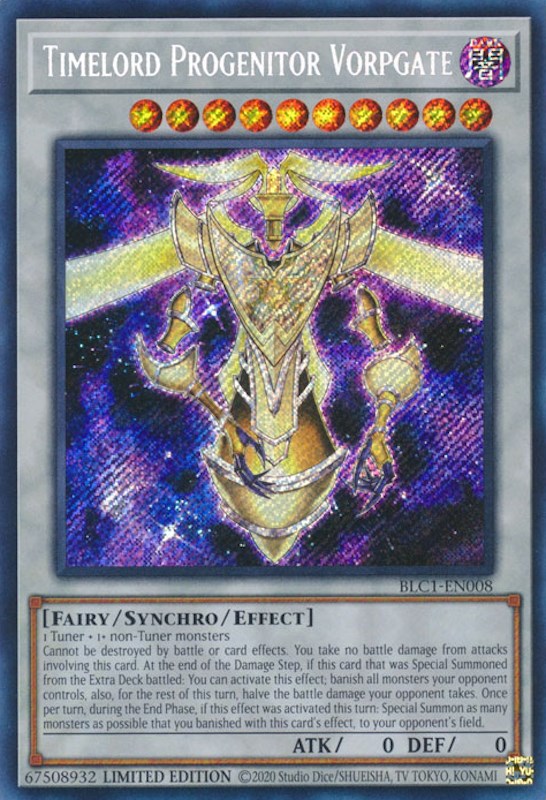 Timelord Progenitor Vorpgate [BLC1-EN008] Secret Rare | Gamers Paradise