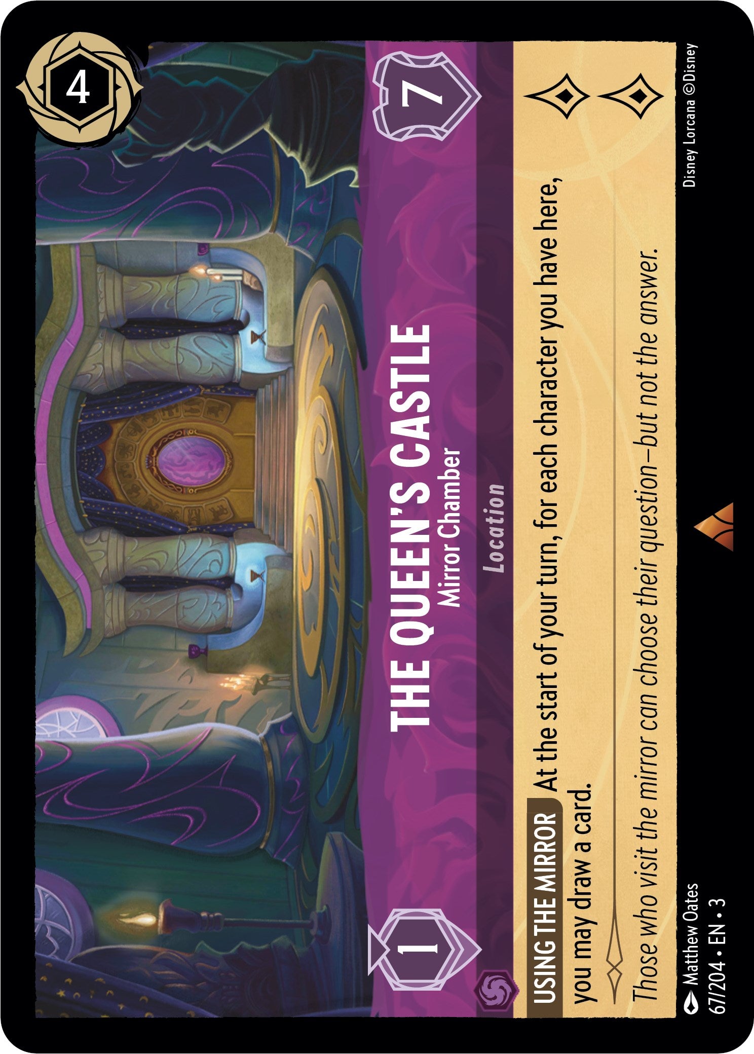 The Queen's Castle - Mirror Chamber (67/204) [Into the Inklands] | Gamers Paradise