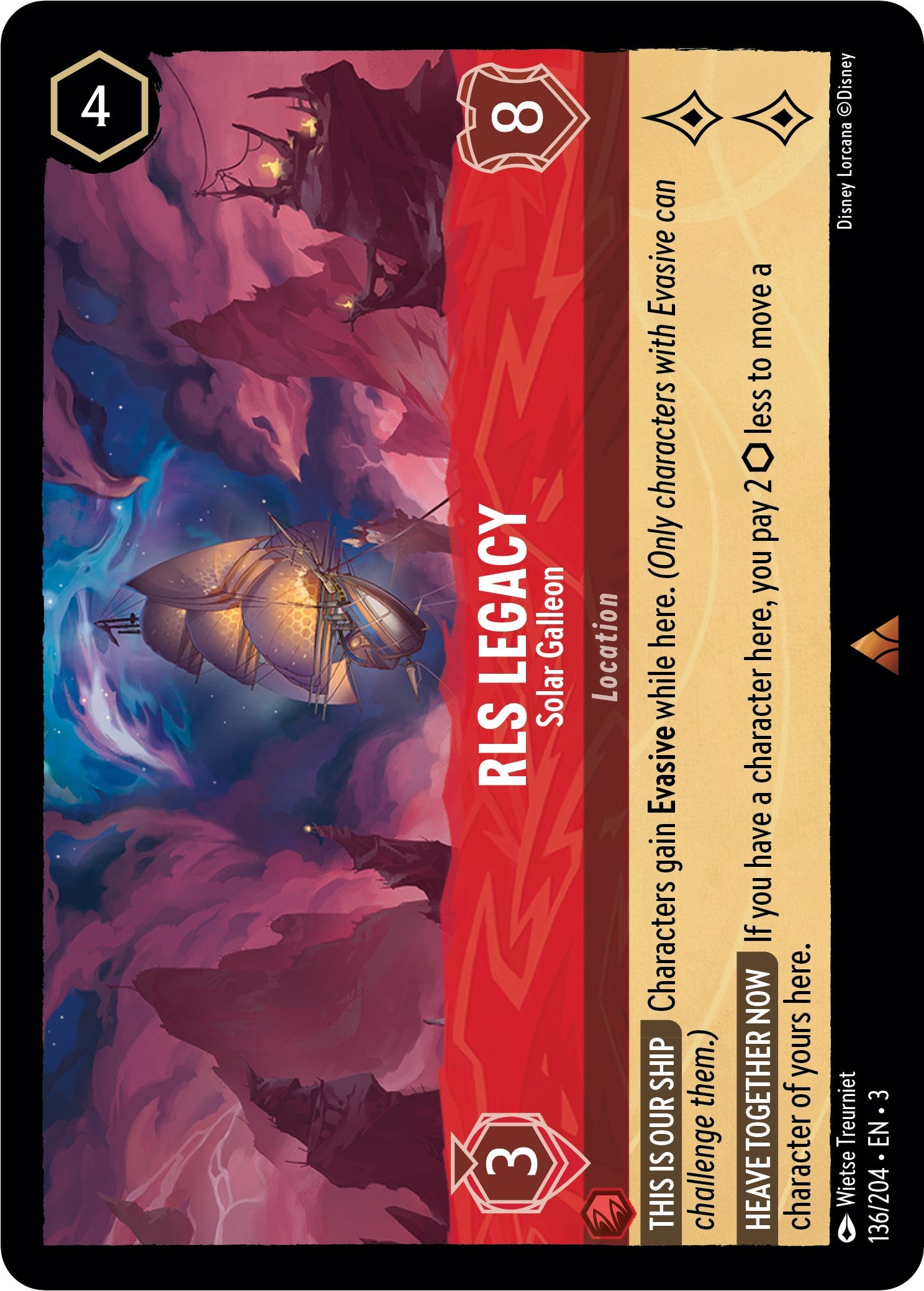 RLS Legacy - Solar Galleon (136/204) [Into the Inklands] | Gamers Paradise