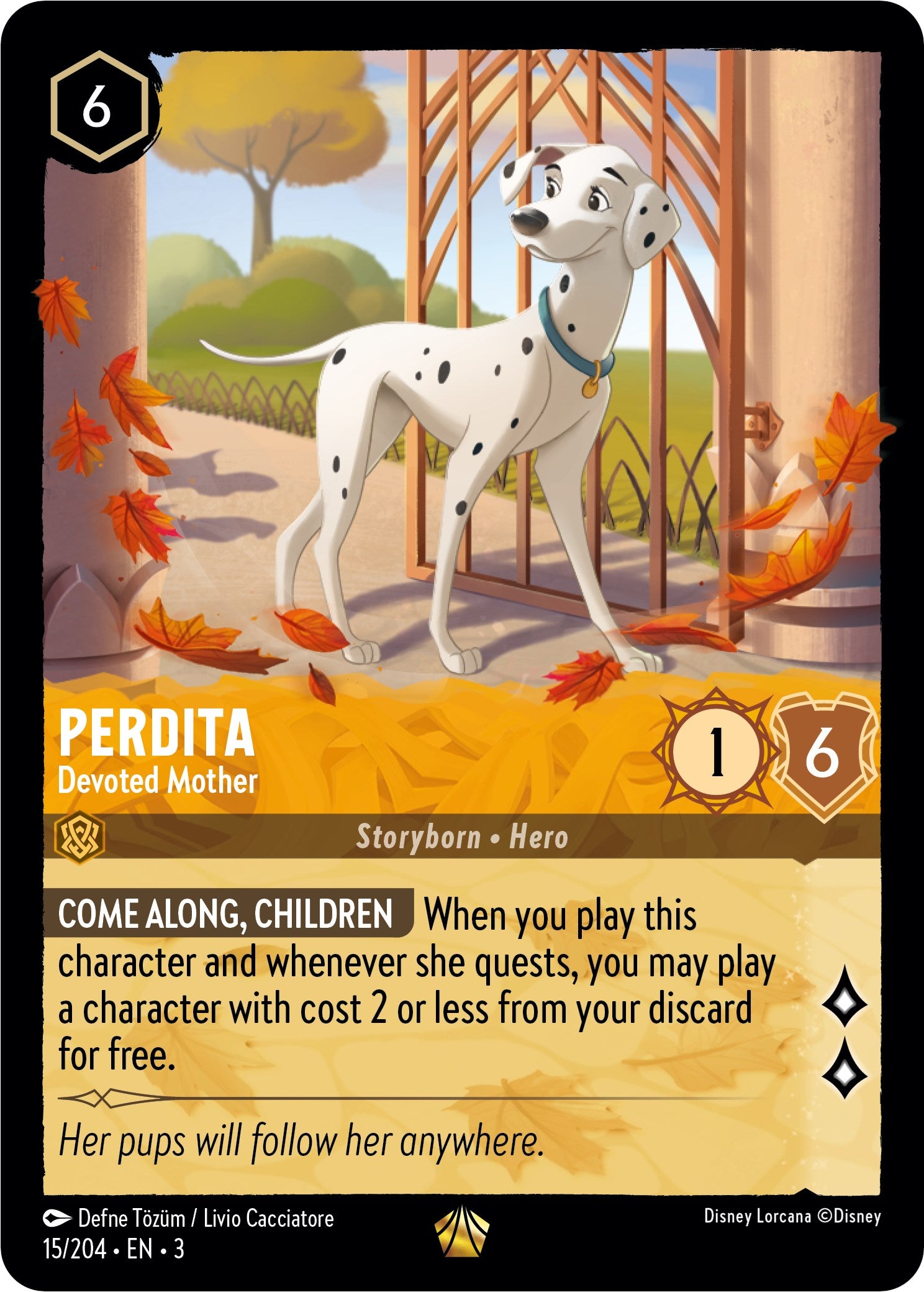 Perdita - Devoted Mother (15/204) [Into the Inklands] | Gamers Paradise