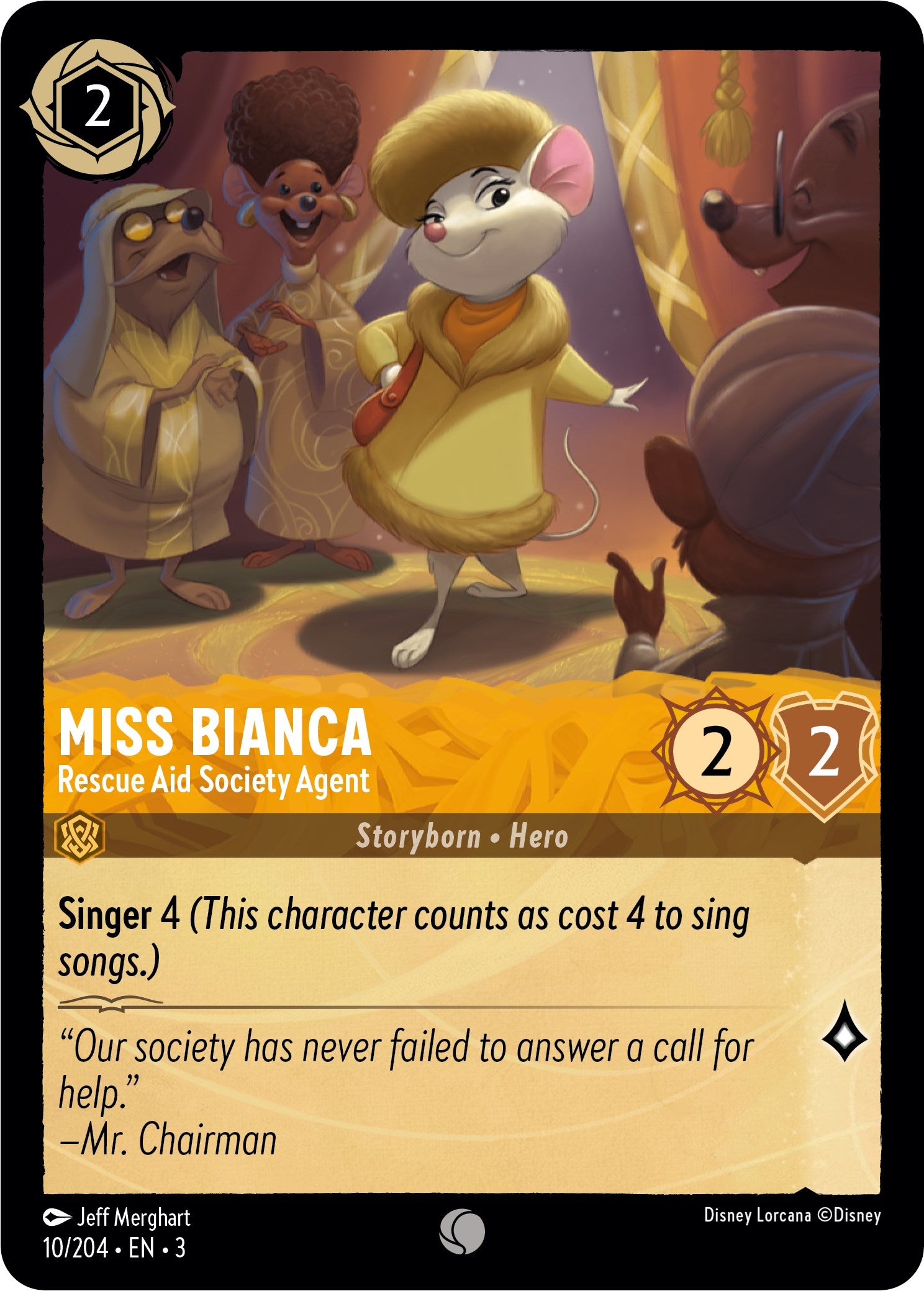 Miss Bianca - Rescue Aid Society Agent (10/204) [Into the Inklands] | Gamers Paradise