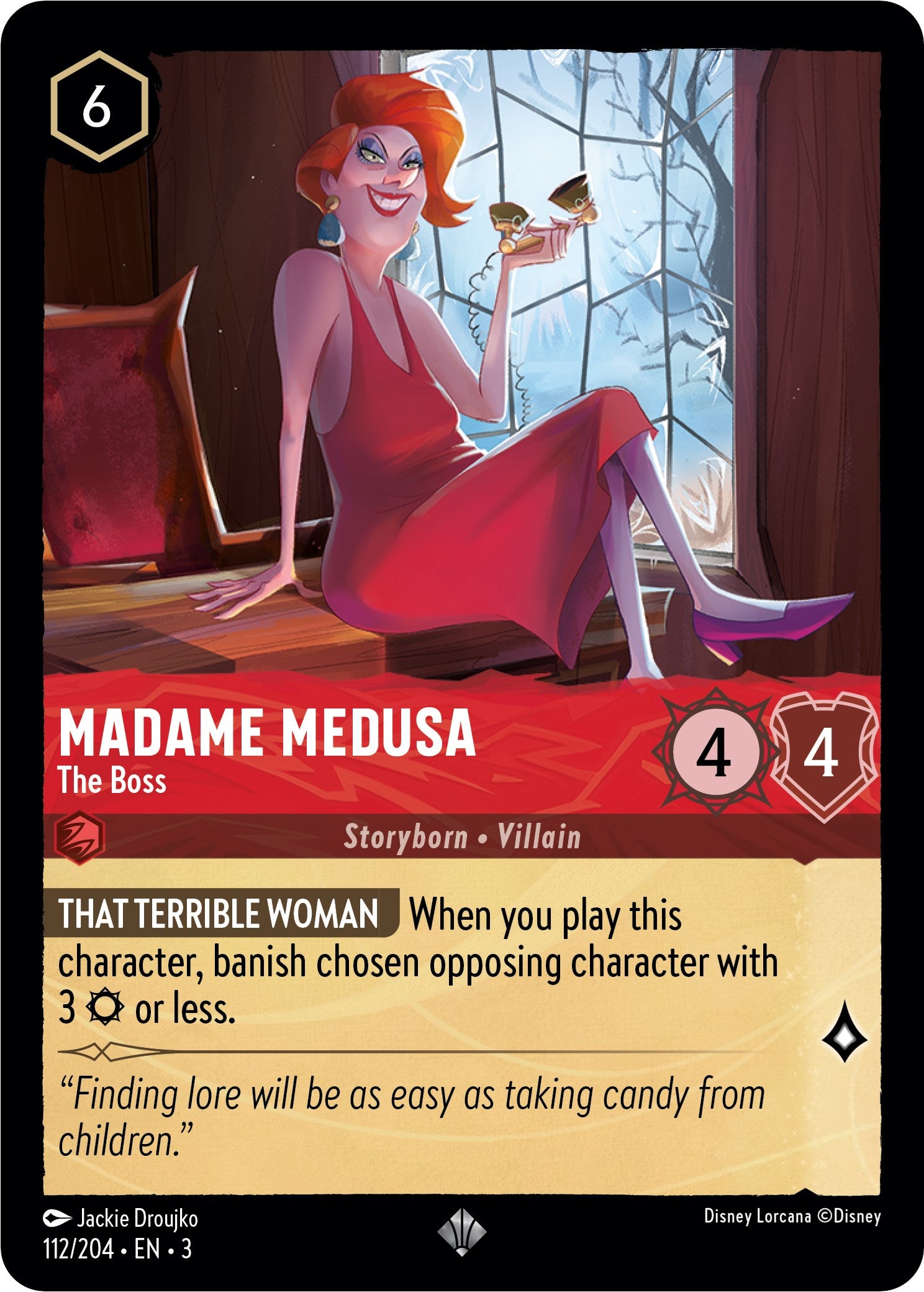Madame Medusa - The Boss (112/204) [Into the Inklands] | Gamers Paradise