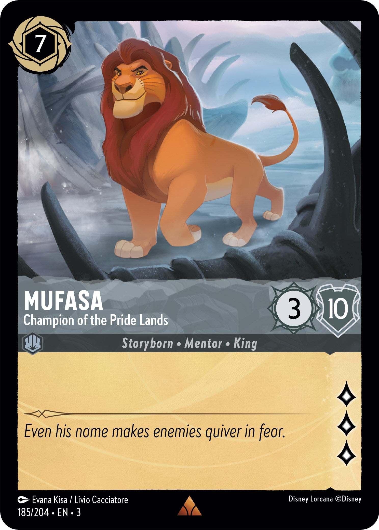 Mufasa - Champion of the Pride Lands (185/204) [Into the Inklands] | Gamers Paradise