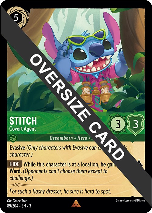 Stitch - Covert Agent (Oversized) (89//204) [Into the Inklands] | Gamers Paradise