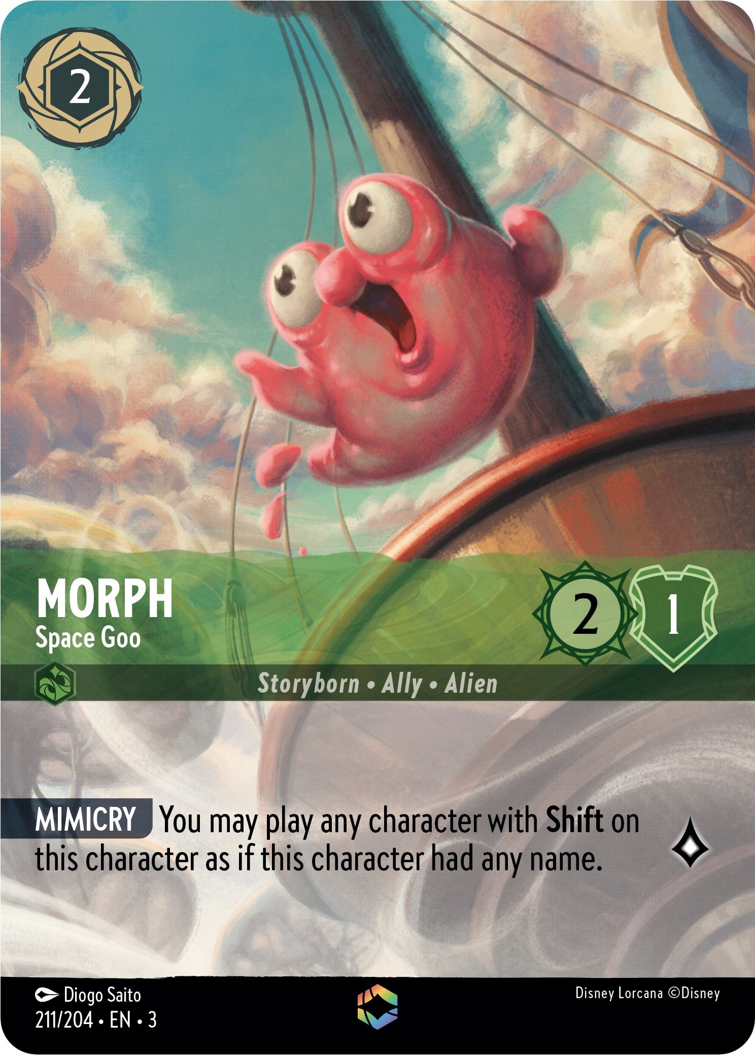 Morph - Space Goo (Alternate Art) (211/204) [Into the Inklands] | Gamers Paradise