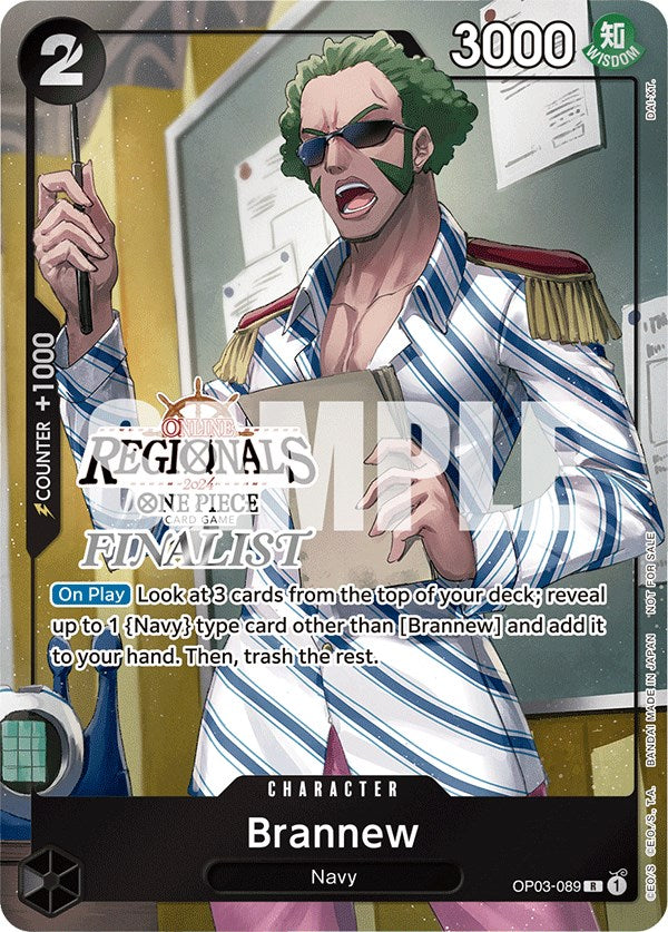 Brannew (Online Regional 2024) [Finalist] [One Piece Promotion Cards] | Gamers Paradise