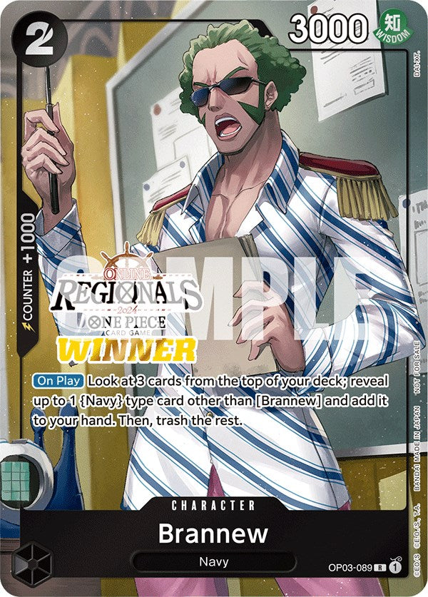 Brannew (Online Regional 2024) [Winner] [One Piece Promotion Cards] | Gamers Paradise