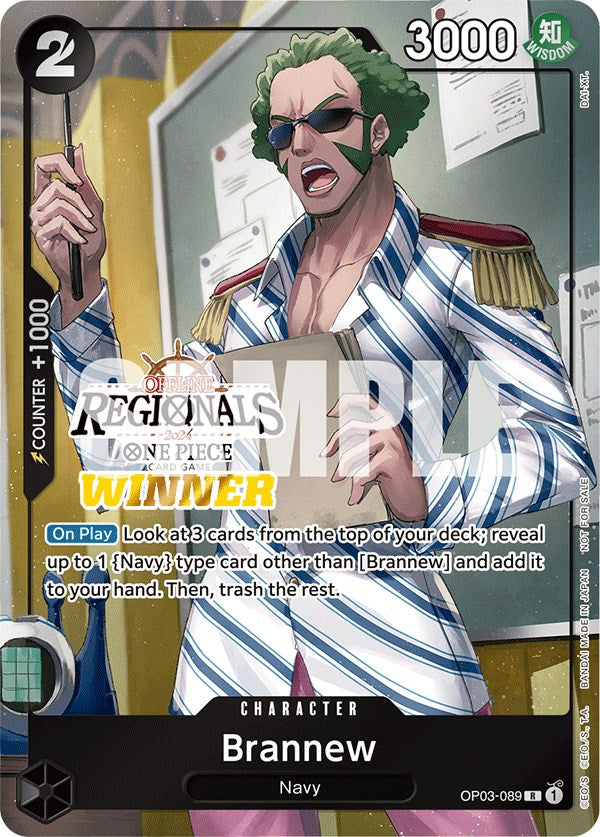 Brannew (Offline Regional 2024) [Winner] [One Piece Promotion Cards] | Gamers Paradise