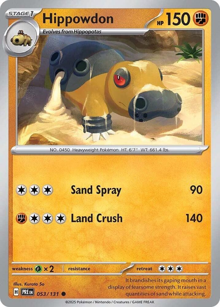 Hippowdon (053/131) [Scarlet & Violet: Prismatic Evolutions] | Gamers Paradise