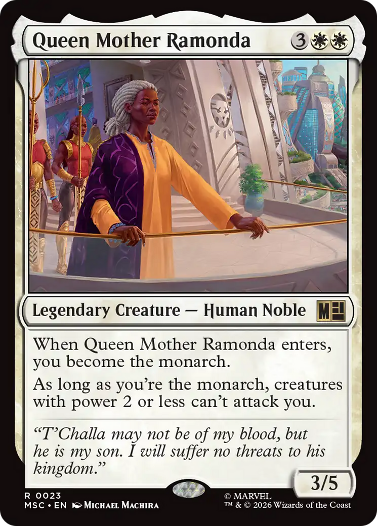 Queen Mother Ramonda (Surge Foil) [Marvel Super Heroes Commander] | Gamers Paradise