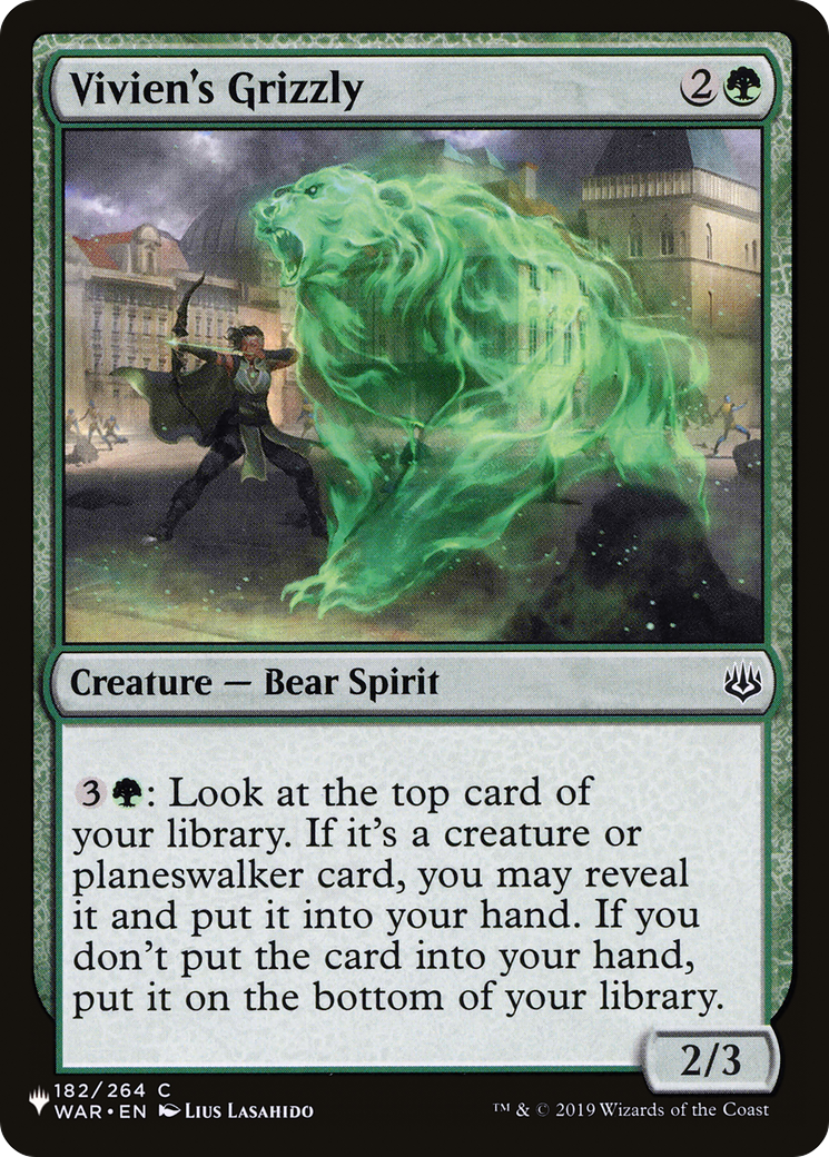 Vivien's Grizzly [The List Reprints] | Gamers Paradise