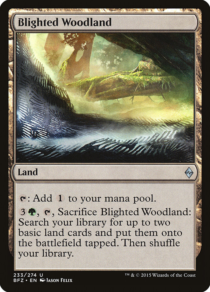 Blighted Woodland [Battle for Zendikar] | Gamers Paradise