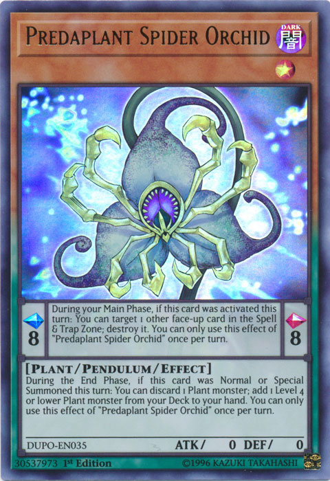 Predaplant Spider Orchid [DUPO-EN035] Ultra Rare | Gamers Paradise