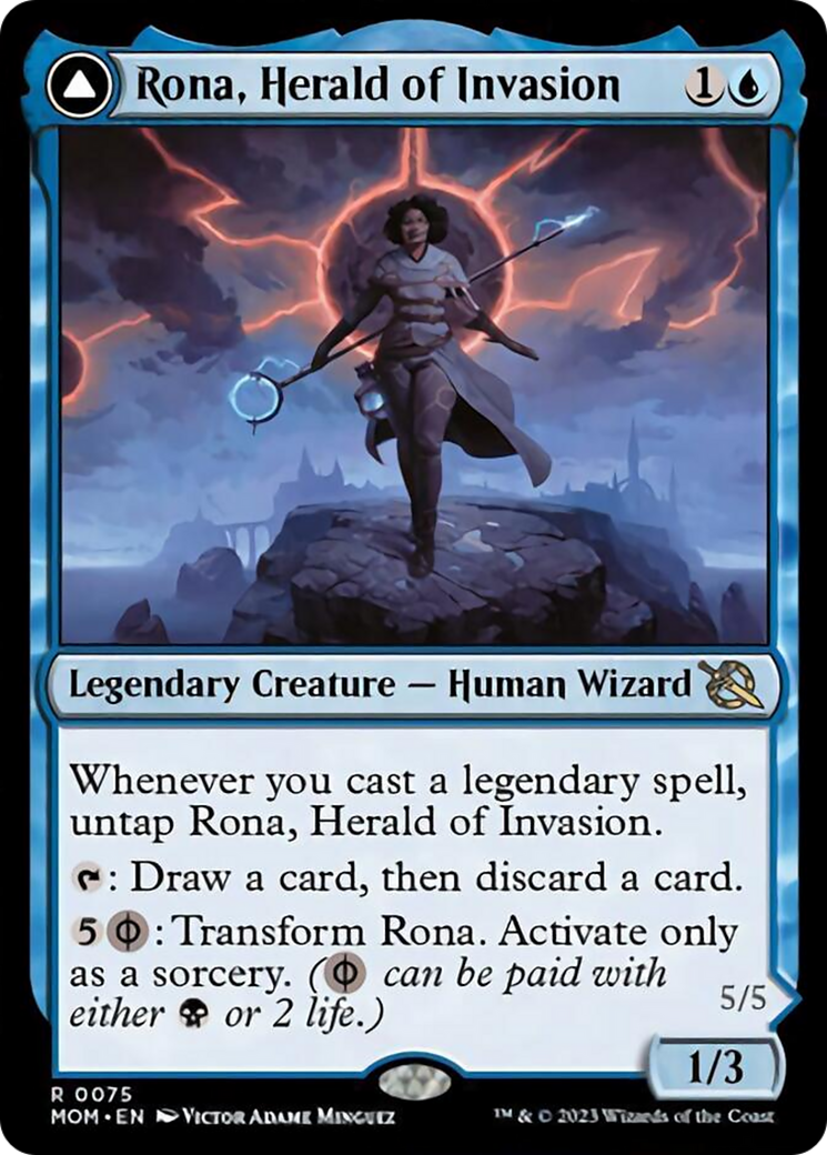 Rona, Herald of Invasion // Rona, Tolarian Obliterator [March of the Machine] | Gamers Paradise