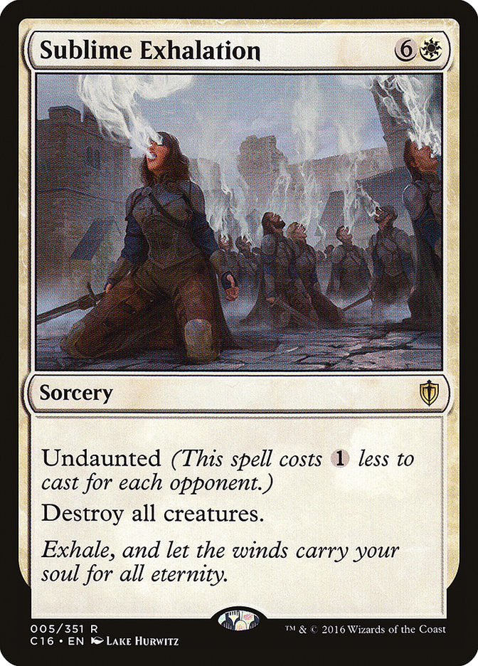 Sublime Exhalation [Commander 2016] | Gamers Paradise
