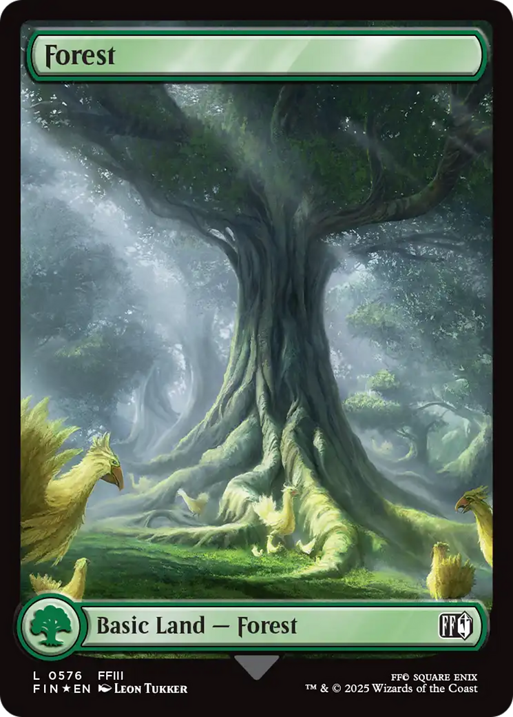 Forest (0576) (Surge Foil) [FINAL FANTASY] | Gamers Paradise