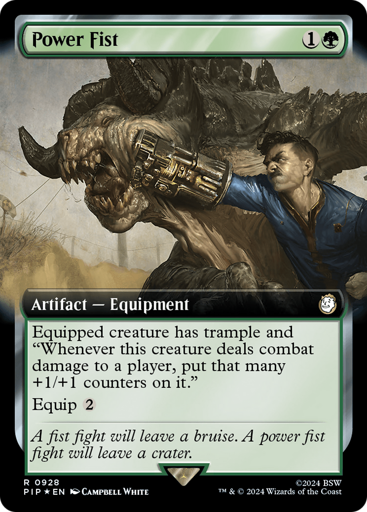 Power Fist (Extended Art) (Surge Foil) [Fallout] | Gamers Paradise