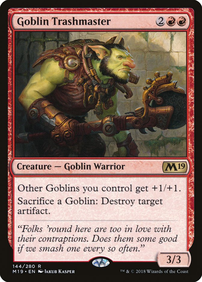 Goblin Trashmaster [Core Set 2019] | Gamers Paradise