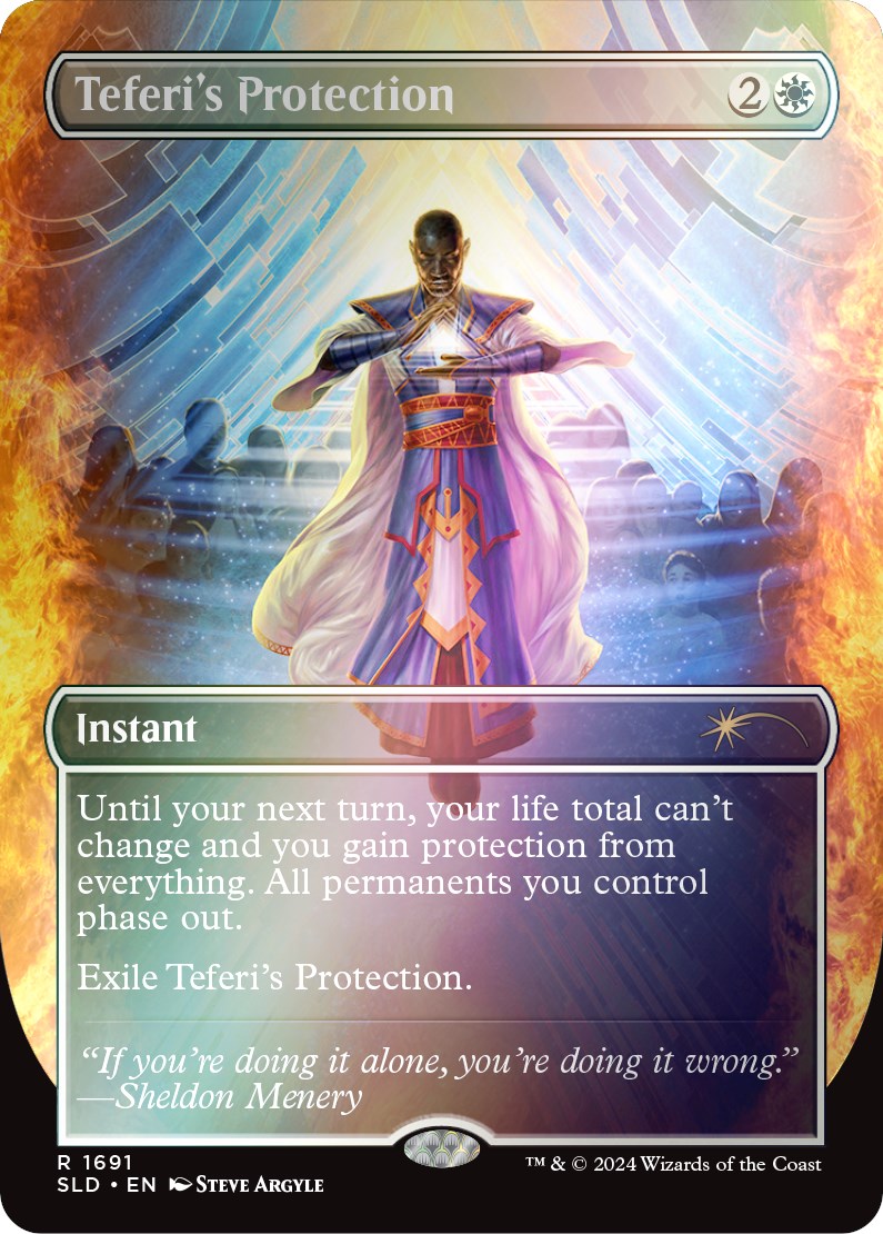 Teferi's Protection (1691) (Rainbow Foil) [Secret Lair Drop Series] | Gamers Paradise