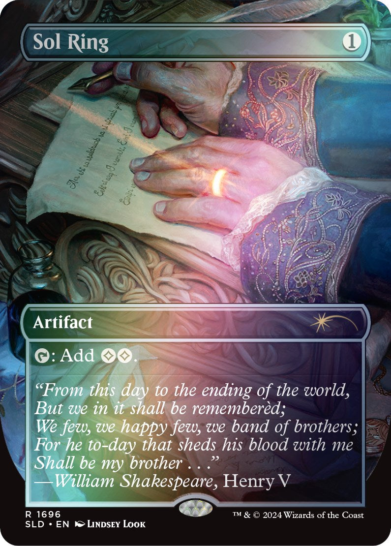 Sol Ring (1696) (Rainbow Foil) [Secret Lair: Sheldon's Spellbook] | Gamers Paradise