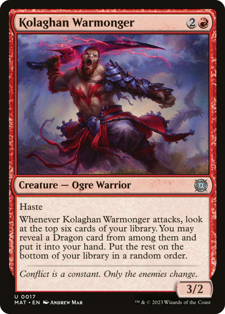 Kolaghan Warmonger [March of the Machine: The Aftermath] | Gamers Paradise