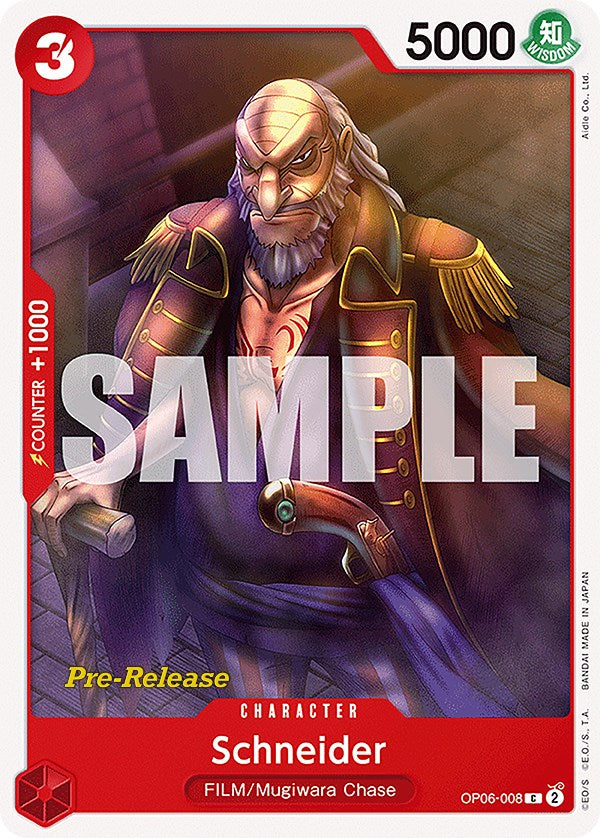 Schneider [Wings of the Captain Pre-Release Cards] | Gamers Paradise