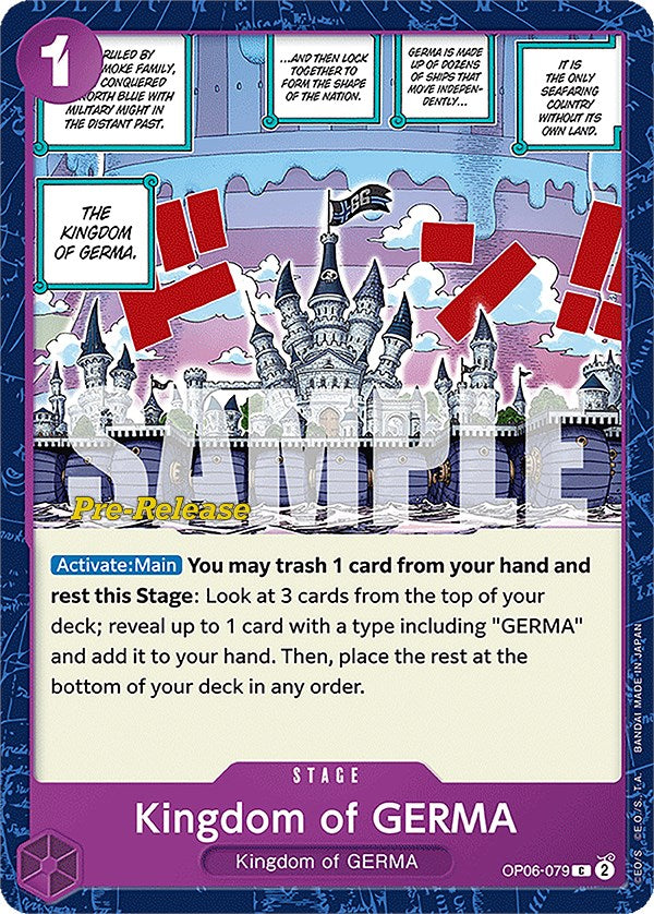 Kingdom of GERMA [Wings of the Captain Pre-Release Cards] | Gamers Paradise