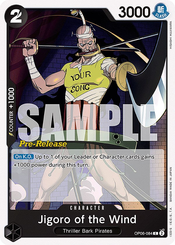 Jigoro of the Wind [Wings of the Captain Pre-Release Cards] | Gamers Paradise