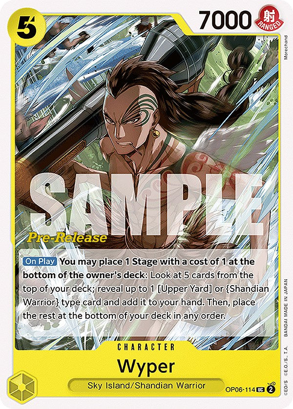 Wyper [Wings of the Captain Pre-Release Cards] | Gamers Paradise