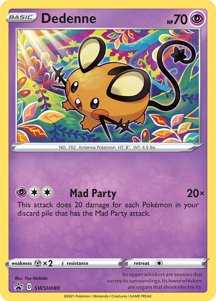 Dedenne (SWSH080) [Sword & Shield: Black Star Promos] | Gamers Paradise