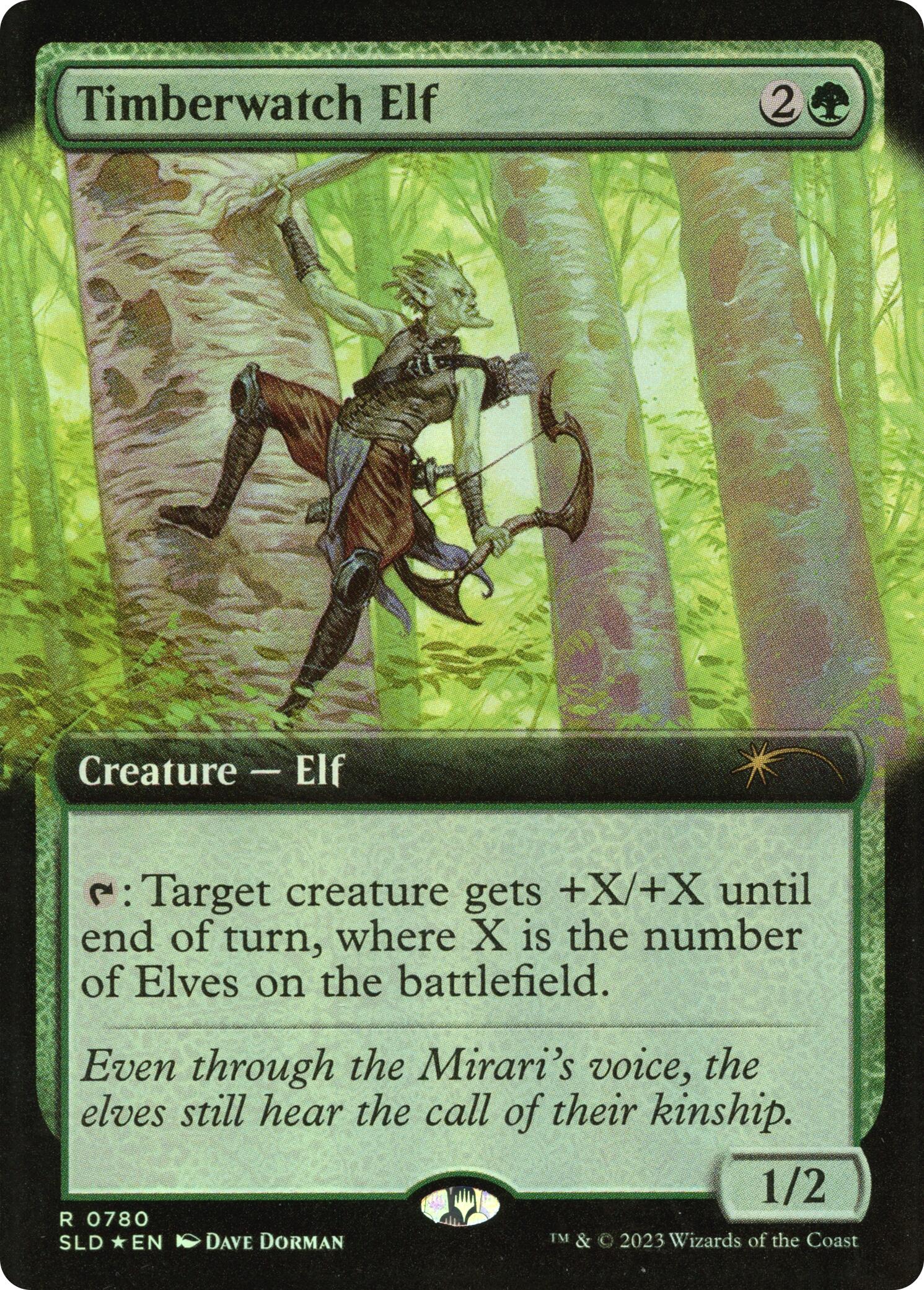 Timberwatch Elf (Extended Art) [Secret Lair Drop Series] | Gamers Paradise