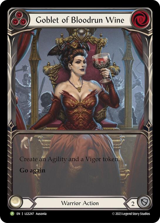 Goblet of Bloodrun Wine [LGS247] (Promo)  Rainbow Foil | Gamers Paradise