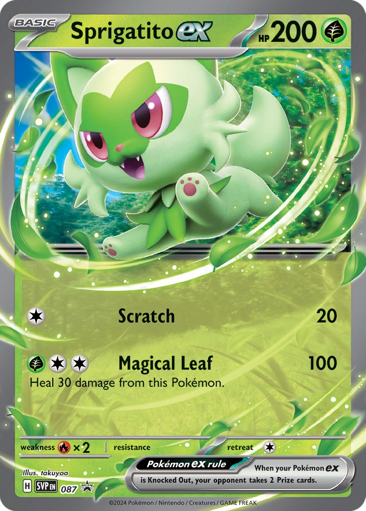 Sprigatito ex (087) [Scarlet & Violet: Black Star Promos] | Gamers Paradise