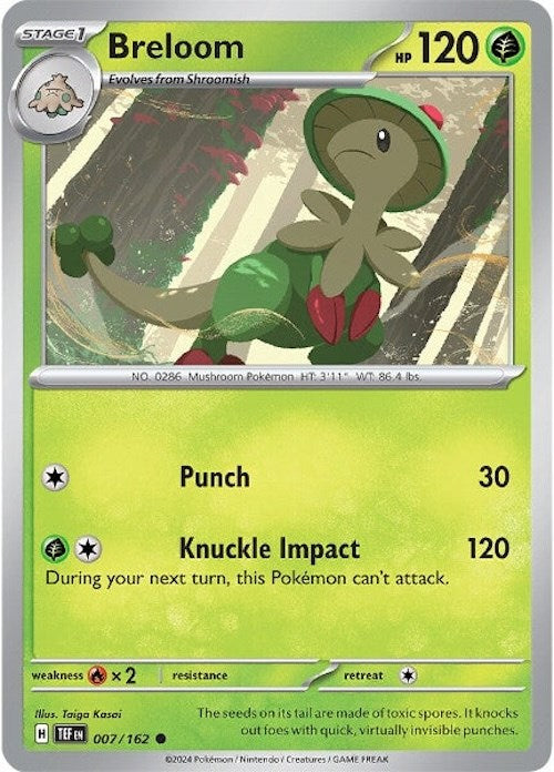 Breloom (007/162) [Scarlet & Violet: Temporal Forces] | Gamers Paradise