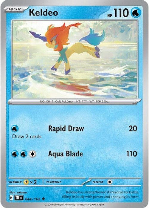 Keldeo (044/162) [Scarlet & Violet: Temporal Forces] | Gamers Paradise