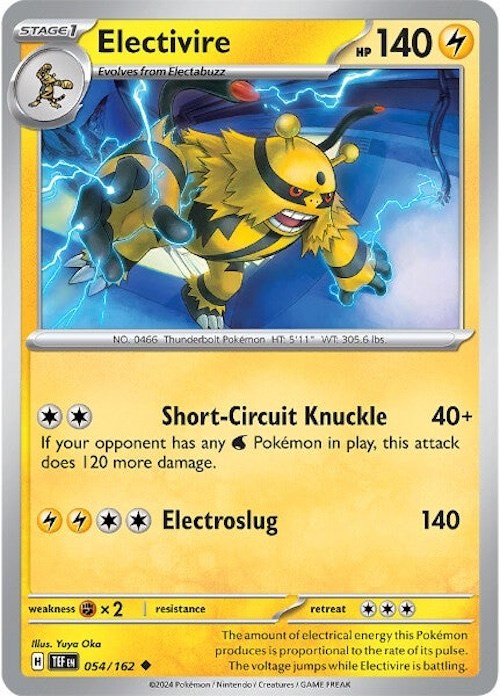 Electivire (054/162) [Scarlet & Violet: Temporal Forces] | Gamers Paradise