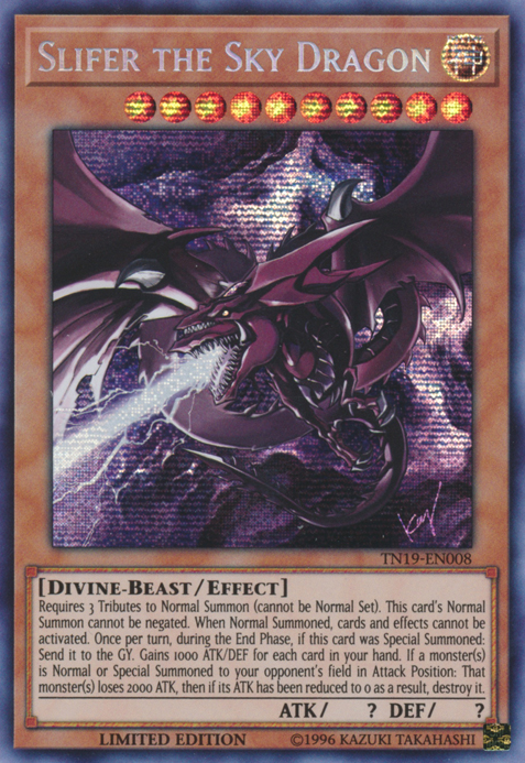 Slifer the Sky Dragon [TN19-EN008] Prismatic Secret Rare | Gamers Paradise