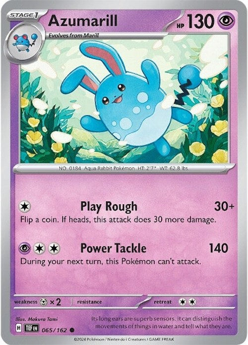 Azumarill (065/162) [Scarlet & Violet: Temporal Forces] | Gamers Paradise