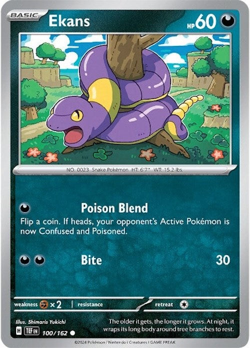 Ekans (100/162) [Scarlet & Violet: Temporal Forces] | Gamers Paradise