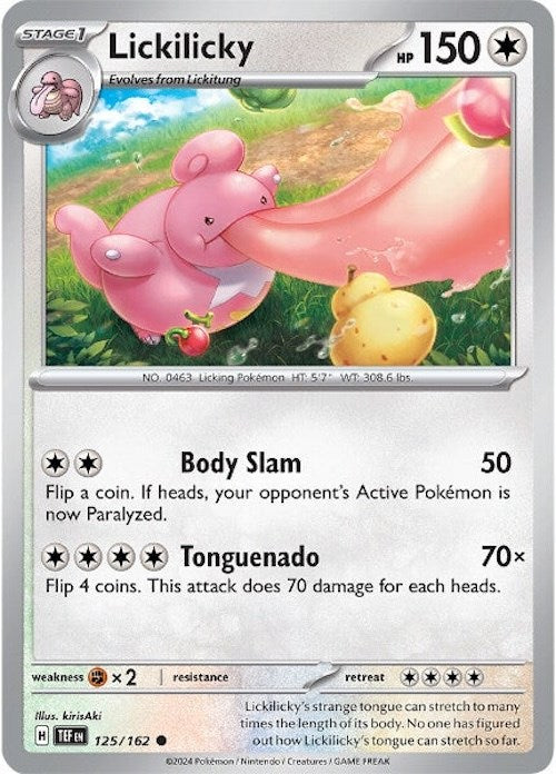 Lickilicky (125/162) [Scarlet & Violet: Temporal Forces] | Gamers Paradise