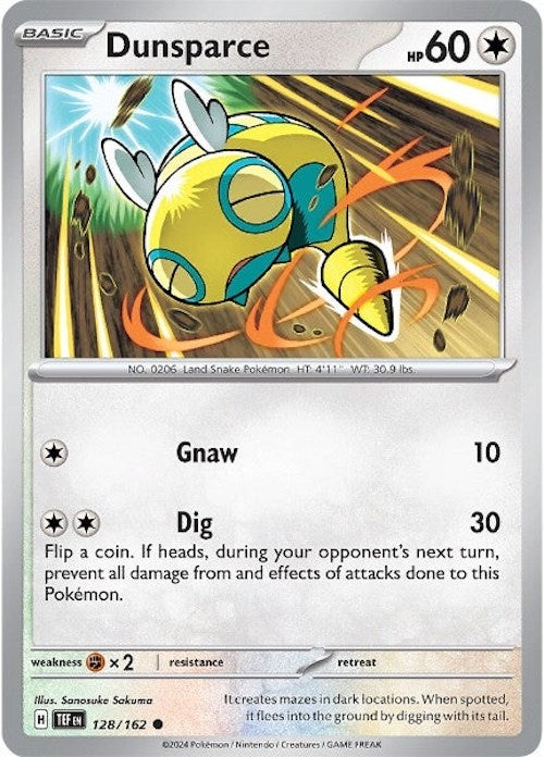 Dunsparce (128/162) [Scarlet & Violet: Temporal Forces] | Gamers Paradise