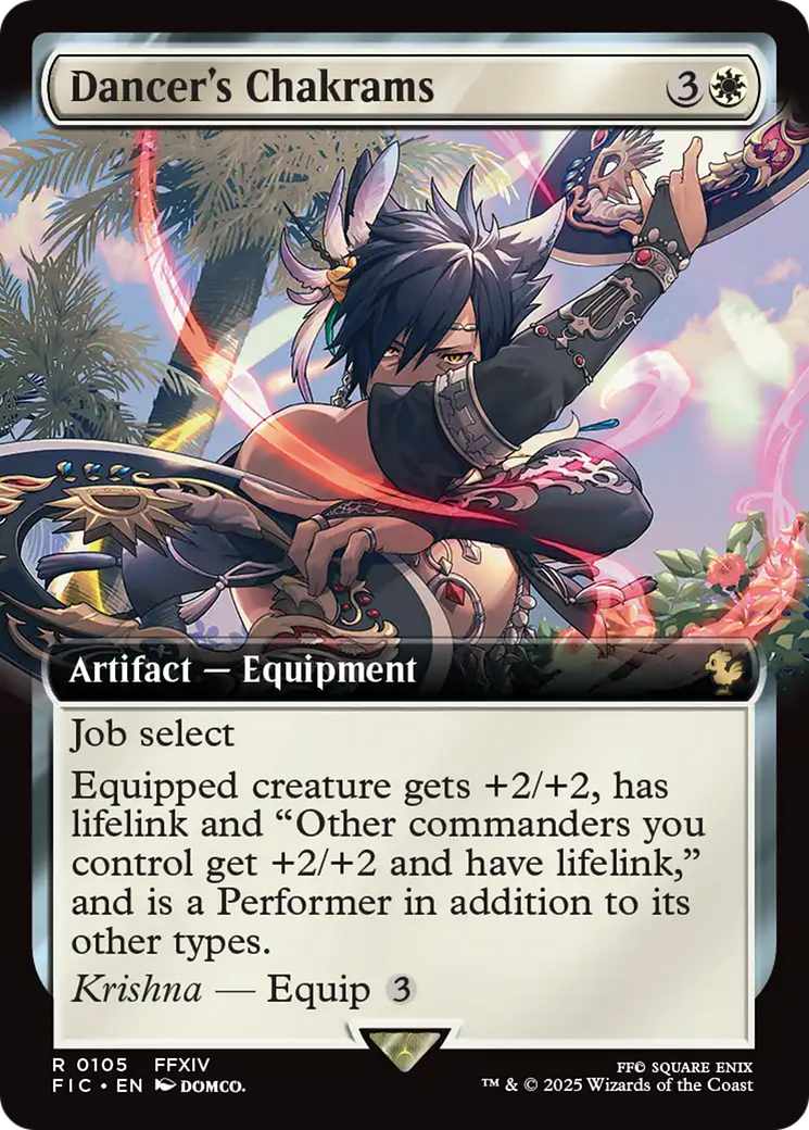 Dancer's Chakrams (Extended Art) [FINAL FANTASY Commander] | Gamers Paradise