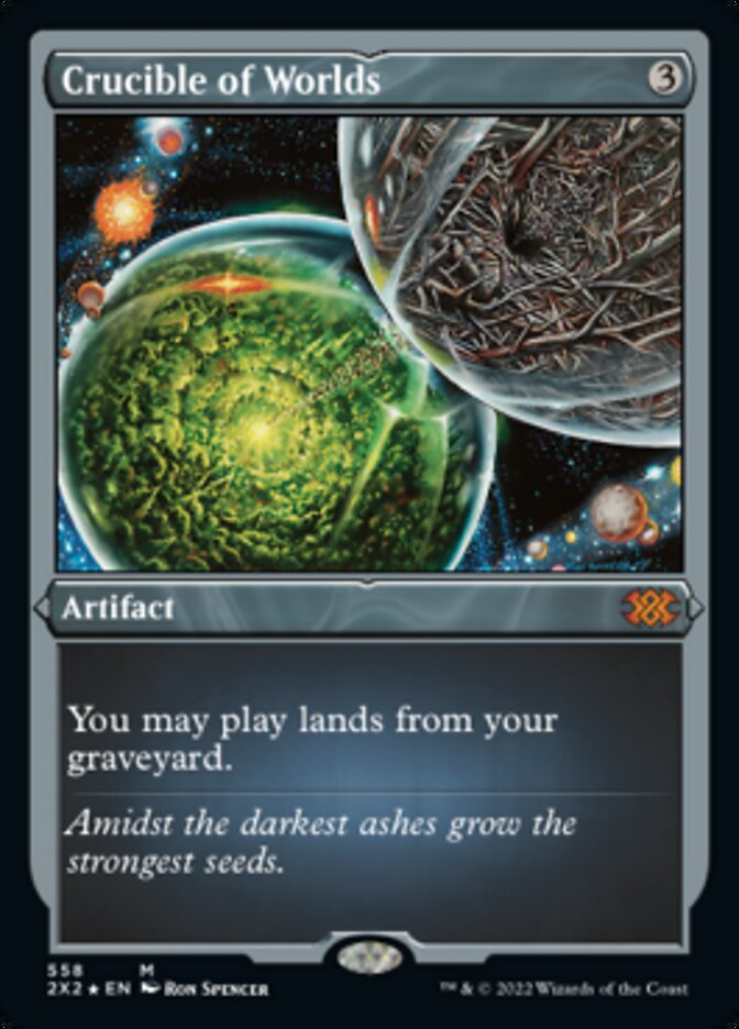 Crucible of Worlds (Foil Etched) [Double Masters 2022] | Gamers Paradise