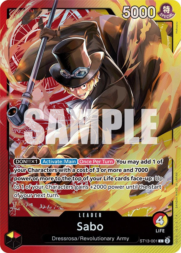 Sabo [Ultra Deck: The Three Brothers] | Gamers Paradise