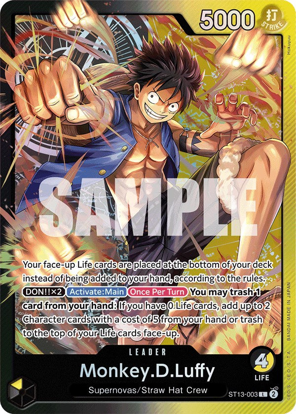 Monkey.D.Luffy [Ultra Deck: The Three Brothers] | Gamers Paradise