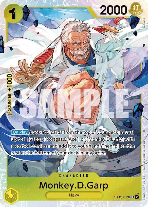 Monkey.D.Garp [Ultra Deck: The Three Brothers] | Gamers Paradise