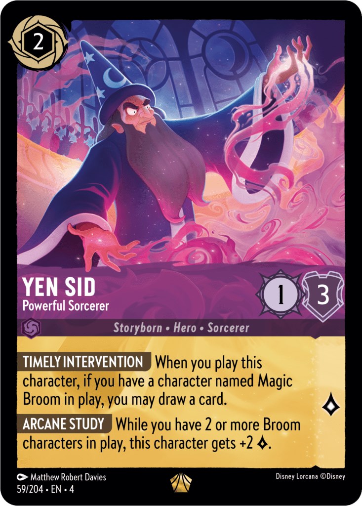 Yen Sid - Powerful Sorcerer (59/204) (59/204) [Ursula's Return] | Gamers Paradise