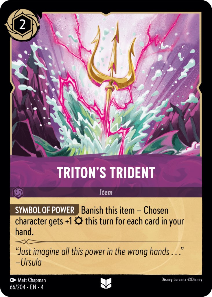 Triton's Trident (66/204) [Ursula's Return] | Gamers Paradise