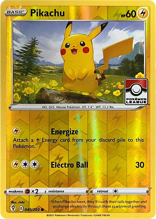 Pikachu (049/203) (2023 2024 League Promo) [League & Championship Cards] | Gamers Paradise