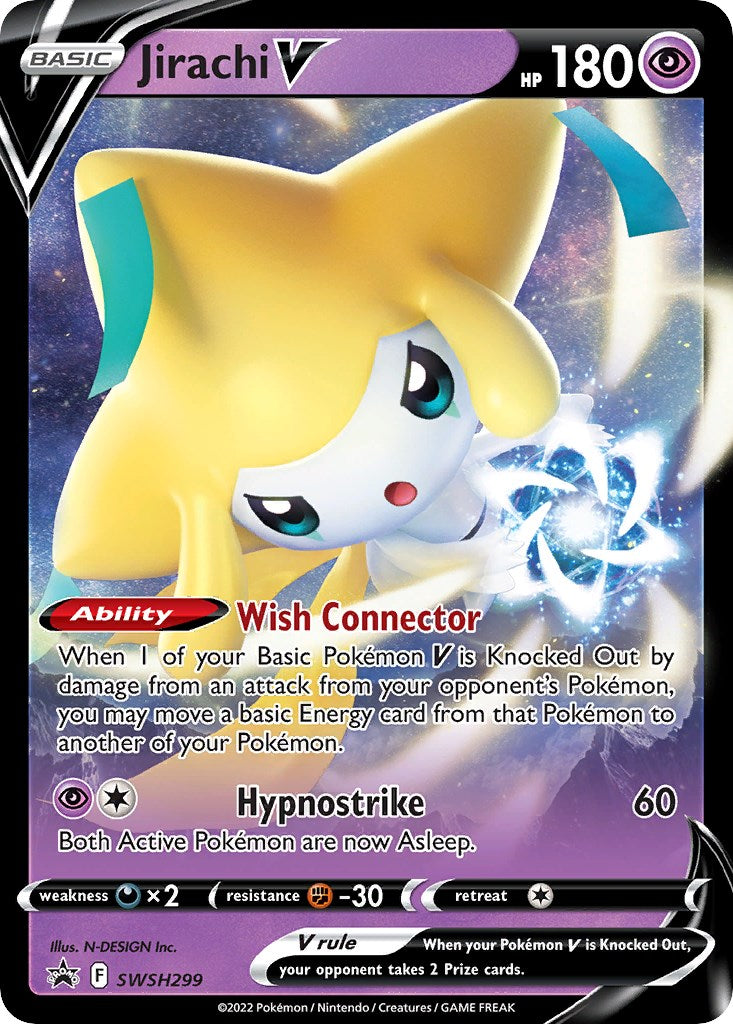 Jirachi V (SWSH299) [Sword & Shield: Black Star Promos] | Gamers Paradise